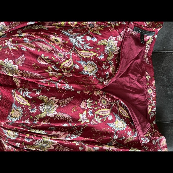 SOLD Bcbg MAX  Sz M asymmetrical Maxi floral Skirt - Picture 8 of 16